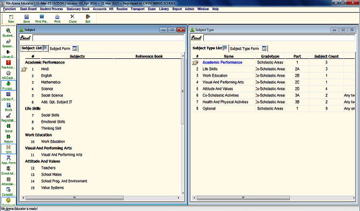 Subject-Management